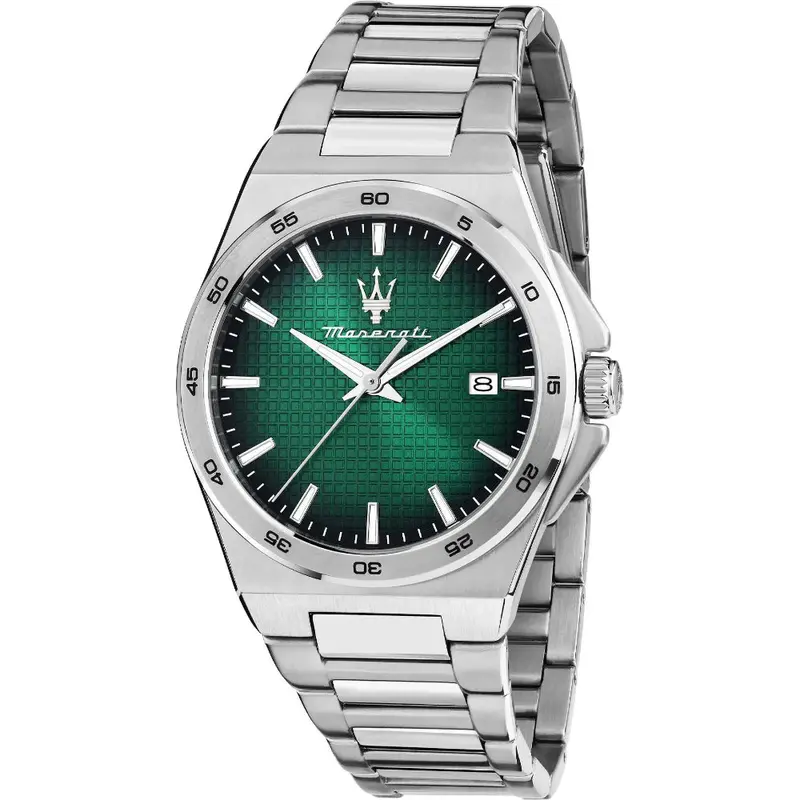 Maserati Velocita Green Dial Men's Watch - Date Display | R8853153003 1