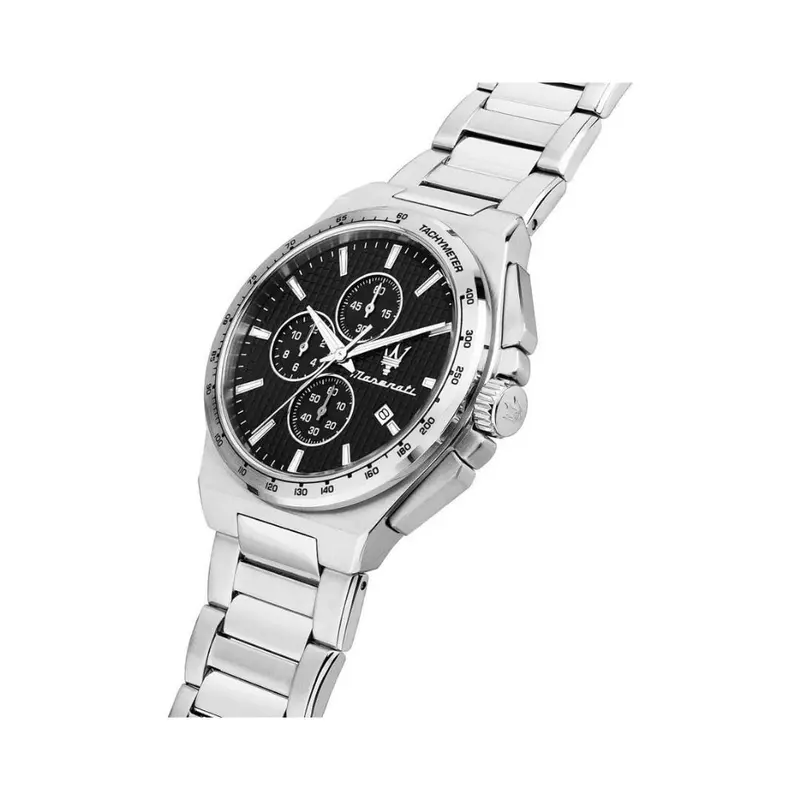 Maserati Velocita Silver Stainless Steel Strap Men's Watch - Tachymeter | R8873653004 2