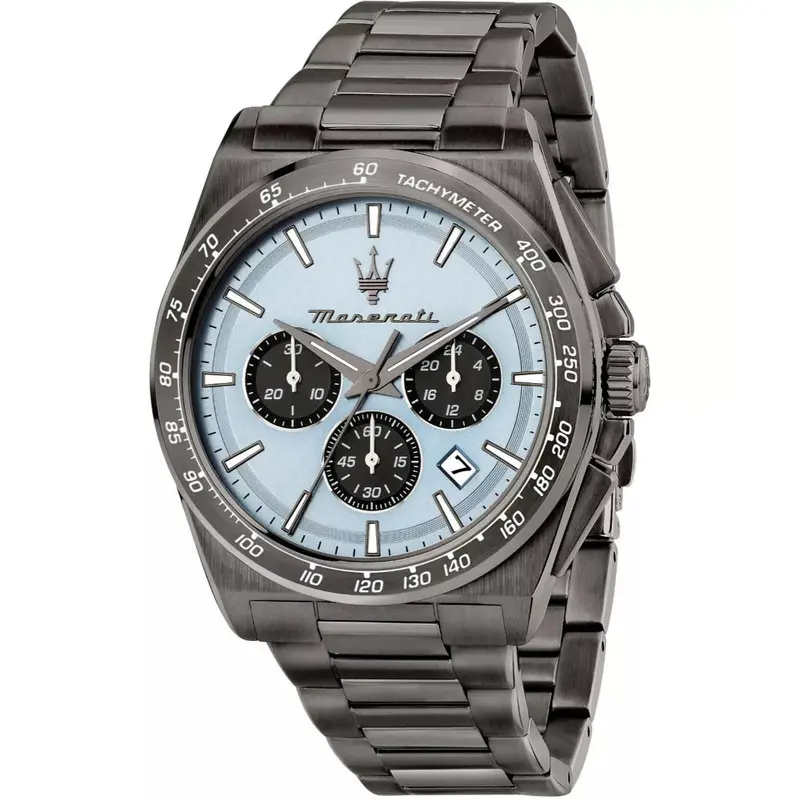 Maserati Velocitá Special Edition Gray Stainless Steel Strap Men Watch R8873652004 1