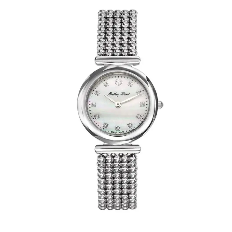 Mathey-Tissot Allure Collection Sapphire Crystal Stainless Steel Ladies Watch 1