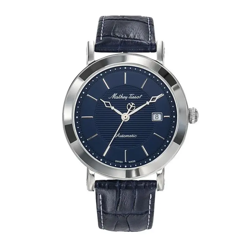Mathey-Tissot City Big Automatic Collection Sapphire Crystal Stainless Steel Men's Watch 1