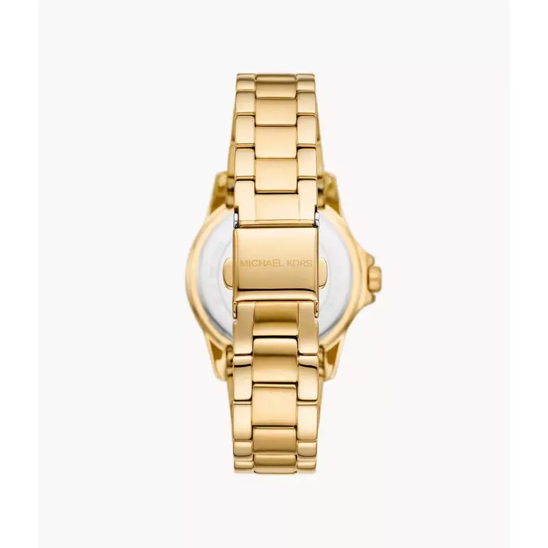 Michael Kors Everest Gold Stainless Steel Strap Women Watch Mk7363 2