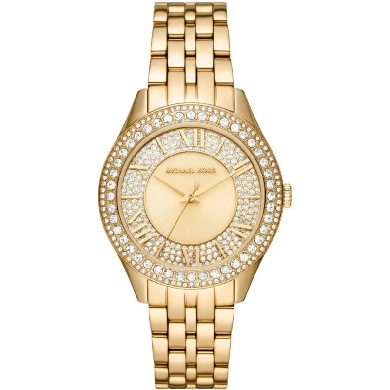 Michael Kors Gold Dial Stainless Steel Strap Women Watch Mk4709 1