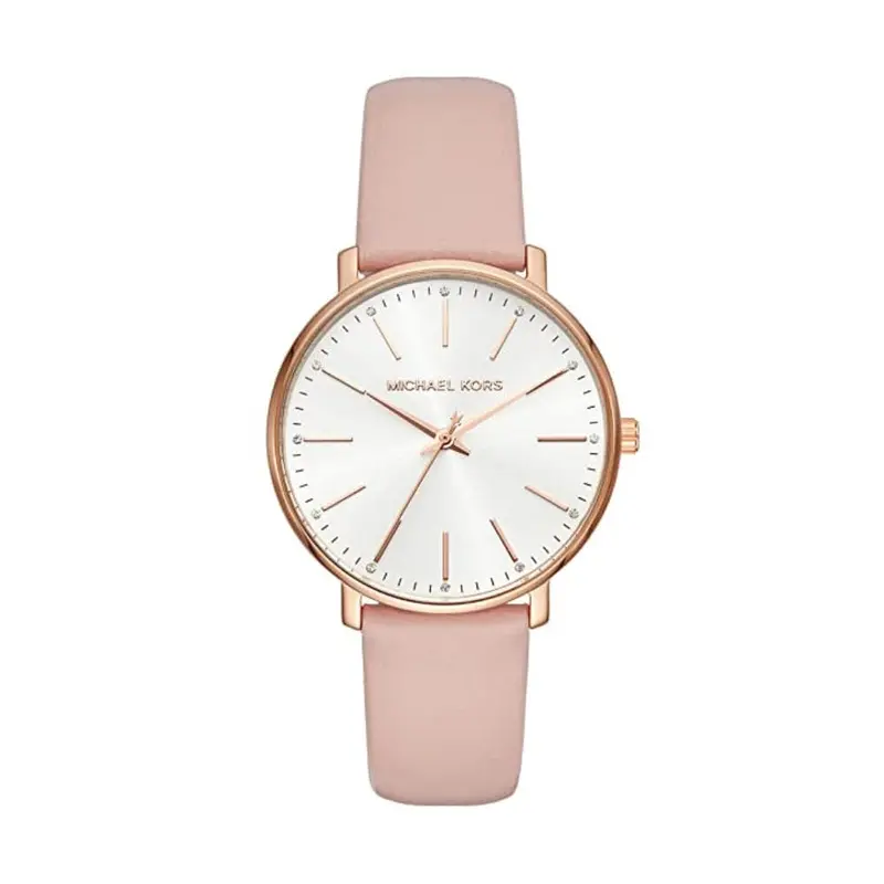 Michael Kors Mk2741i Pink Leather Strap Womens Watch 1