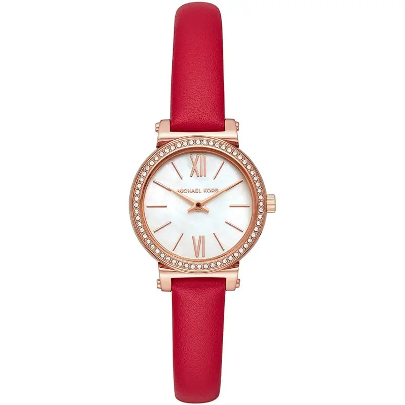 Michael Kor's Mk2850 Pink Leather Women's Watch 1