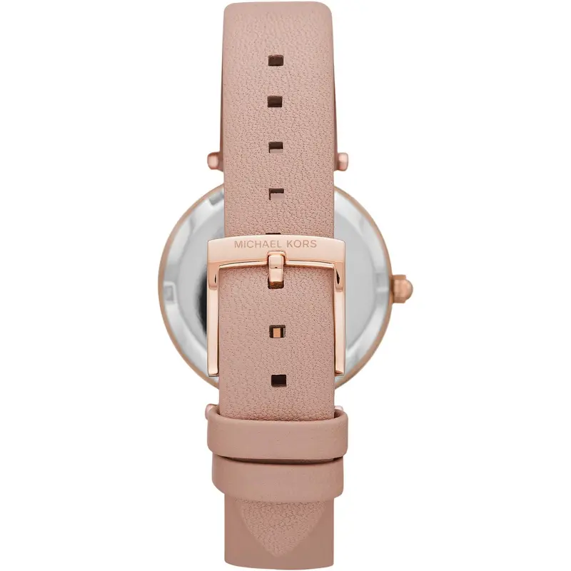 Michael Kors Mk2914 Parker Multifunction Blush Leather Women's Watch 2