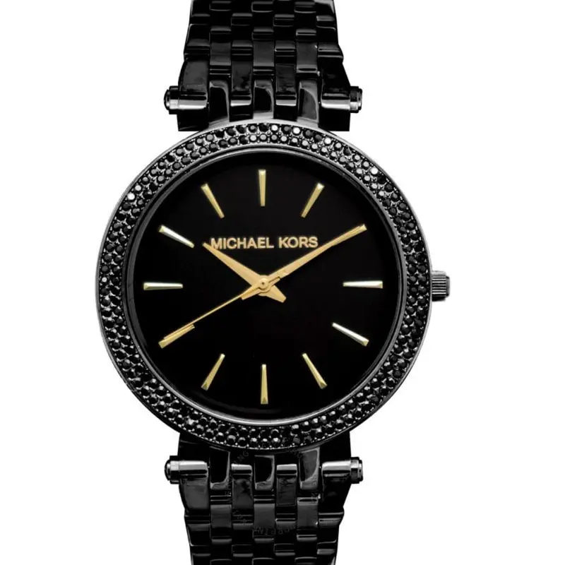 Michael Kors Mk3337 Black Stainless Steel Ladies Watch 1