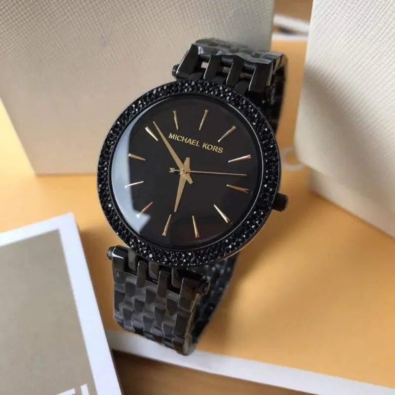 Michael Kors Mk3337 Black Stainless Steel Ladies Watch 2