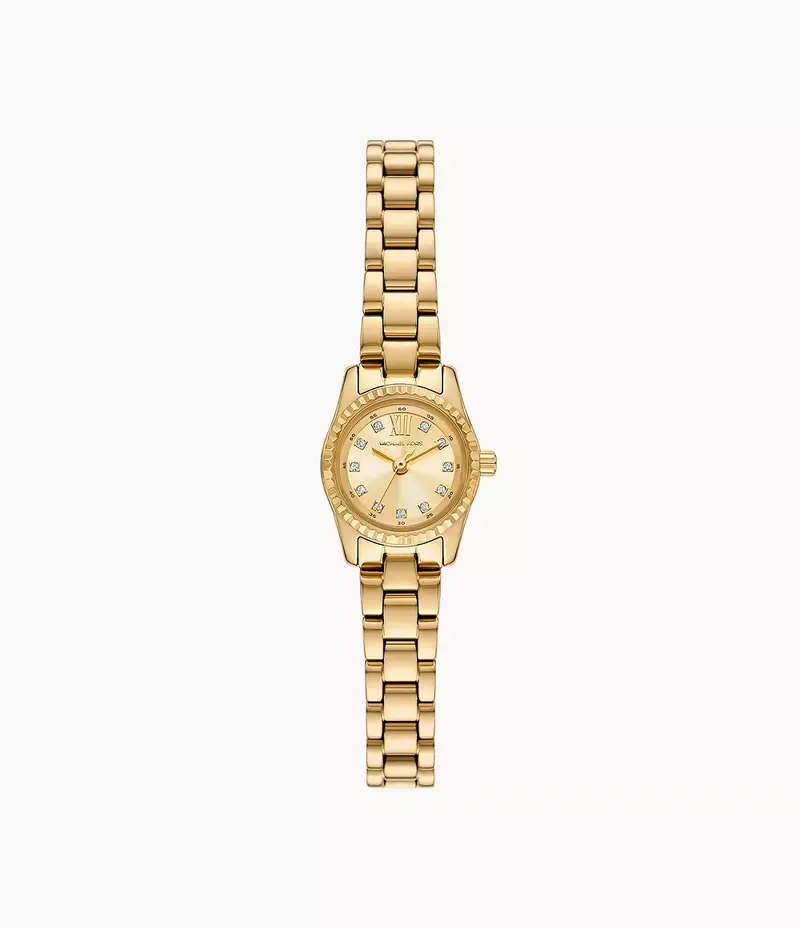 Michael Kors Mk4862 Lexington Three-Hand Gold Steel Watch 1