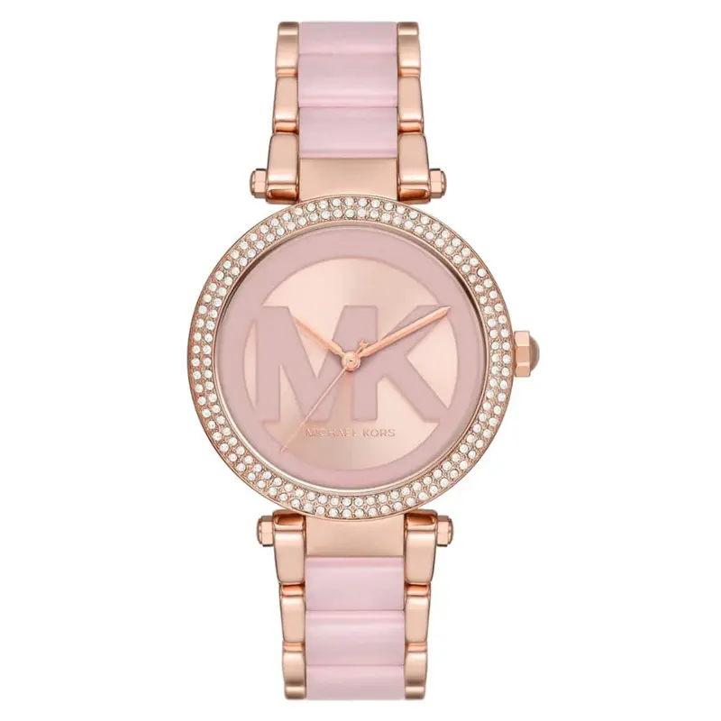 Michael Kors Pink Stainless Steel Strap Women Watch Mk7371 1