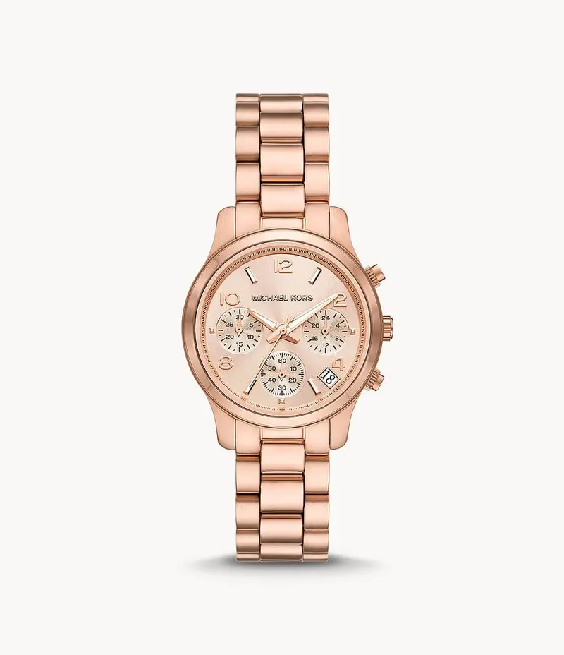 Michael Kors Rose Gold Chronograph Women Watch Mk7327 1