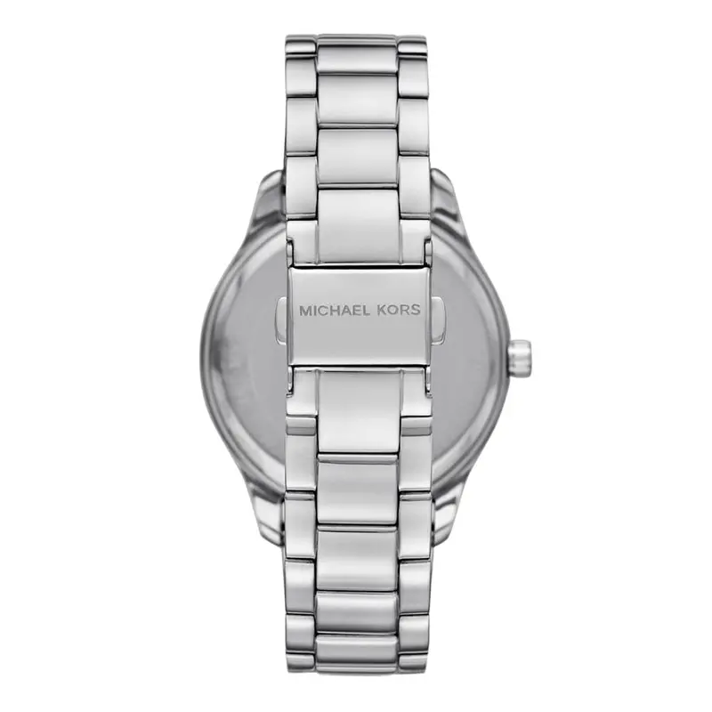 Michael Kors Rose Gold Dial And Silver Tone Stainless Steel Women Watch Mk7298 2