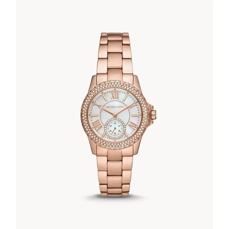 Michael Kors Rose Gold Stainless Steel Strap Women Watch Mk7364 1