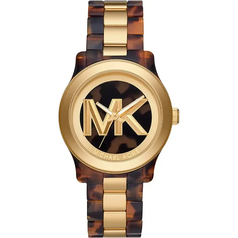 Michael Kors Runway Two-Tone Stainless Steel Strap Women Watch Mk7354 1