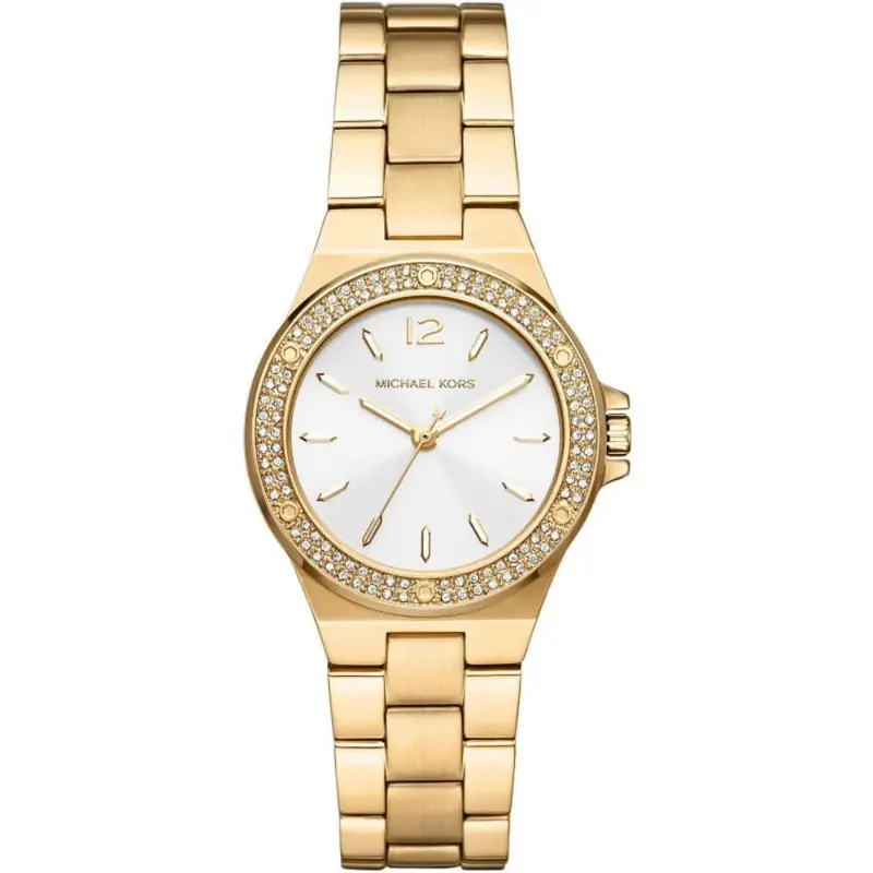 Michael Kors White Dial Gold Stainless Steel Strap Women Watch Mk7278 1