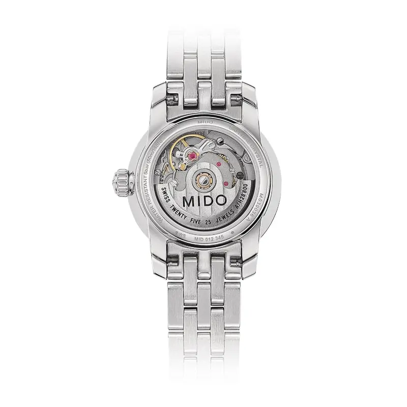 Mido Baroncelli Silver Stainless Steel Strap Women Watch M0390071110600 2