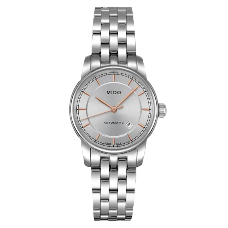 Mido Baroncelli Silver Stainless Steel Strap Women Watch M76004101 1