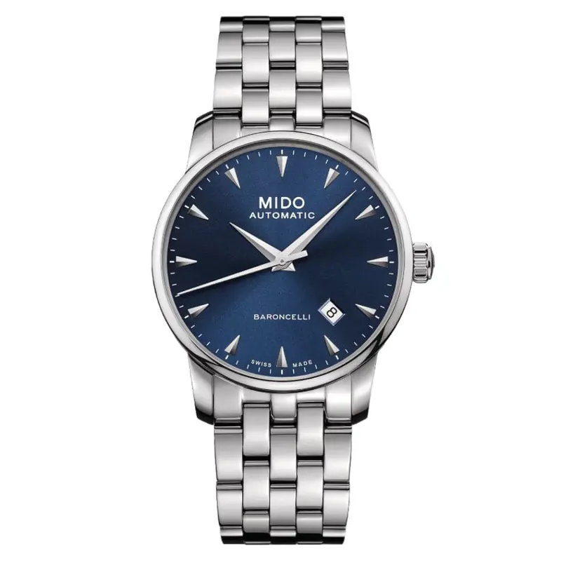 Mido Baroncelli Silver Stainless Steel Strap Women Watch M86004151 1