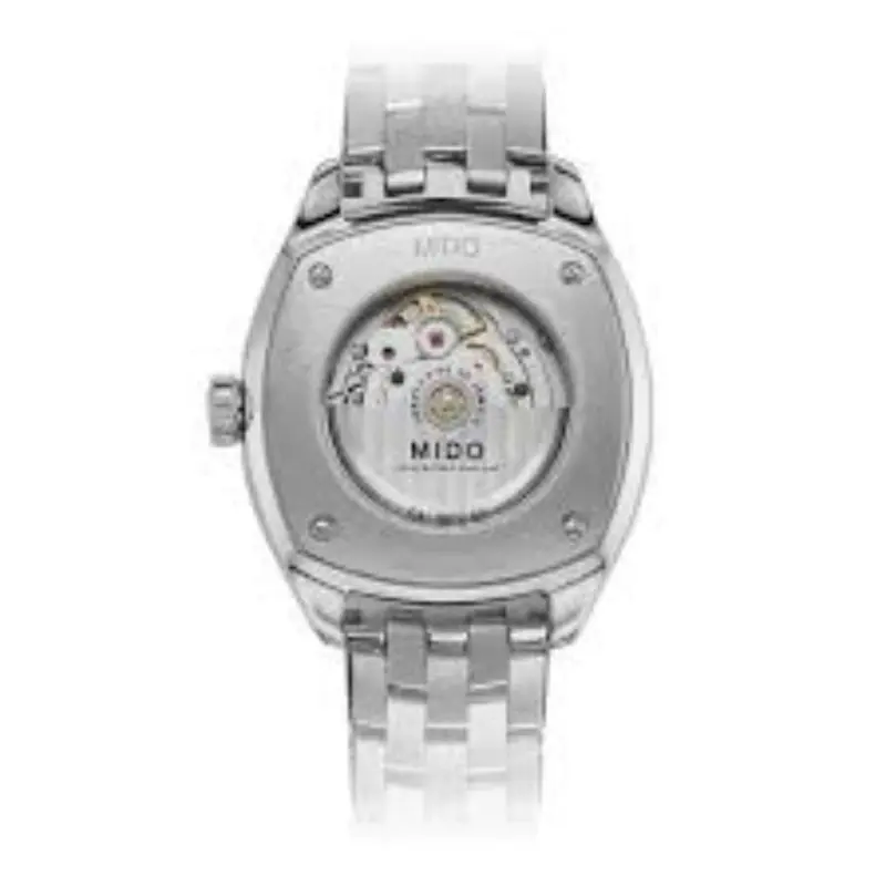 Mido Belluna Royal Silver Stainless Steel Strap Men Watch M0245071103100 2