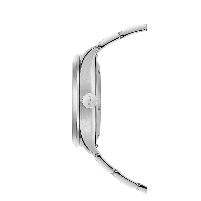 Mido Multifort Black Dial Silver Stainless Steel Strap Men Watch M0384301105100 2