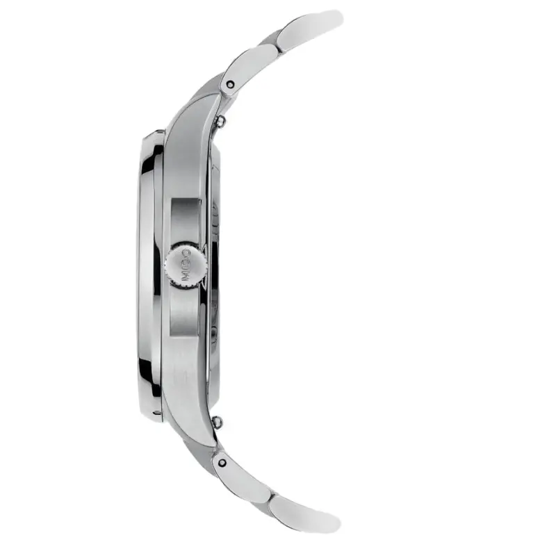 Mido Multifort Blue Dial Silver Stainless Steel Strap Men Watch M0493071104100 2