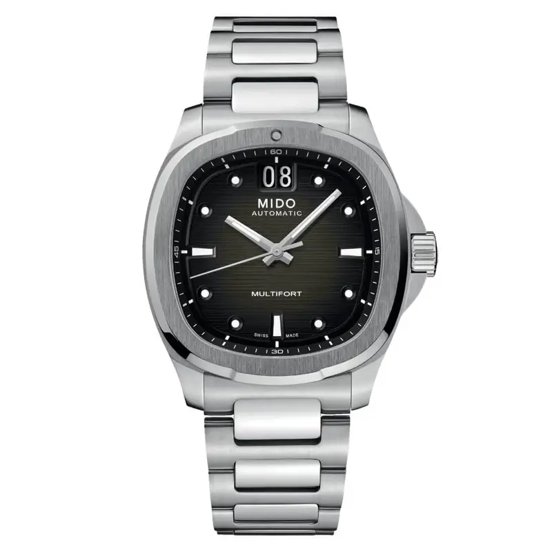 Mido Multifort Silver Stainless Steel Strap Men Watch M0495261108100 1