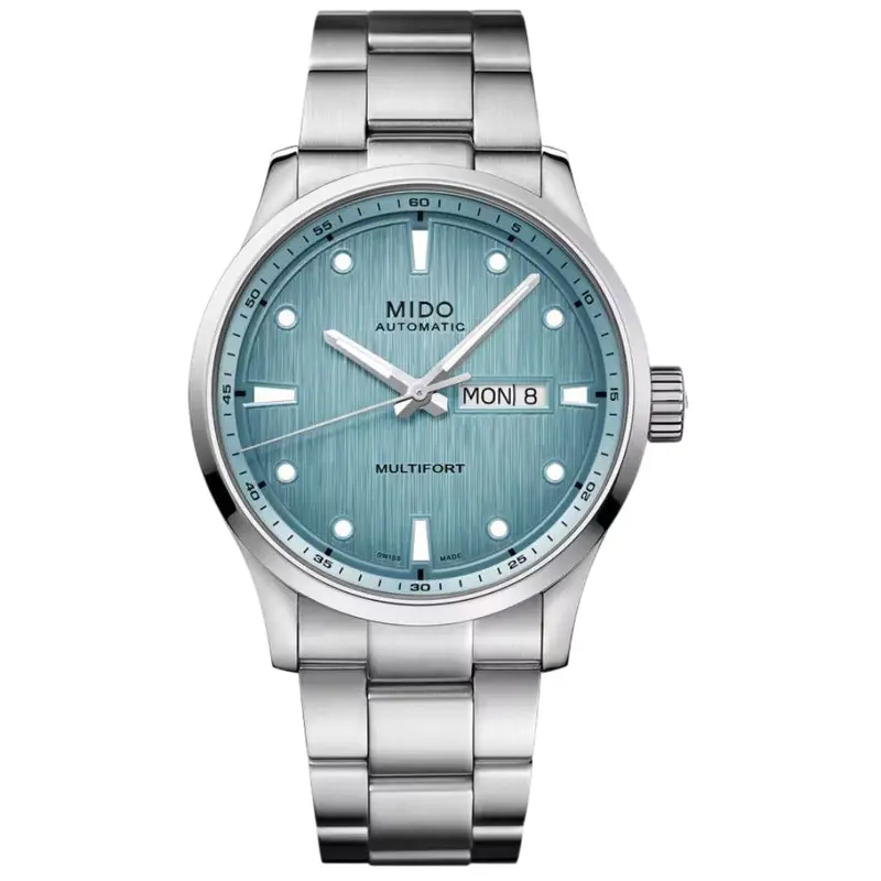 Mido Multifort Stainless Steel Strap Unisex Watch M0384301104100 1