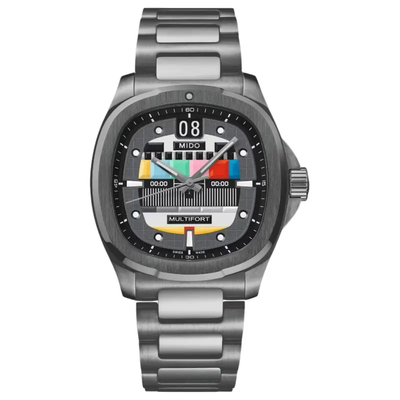 Mido Multifort Tv Big Date Stainless Steel Strap Men's Watch M0495263308101 1