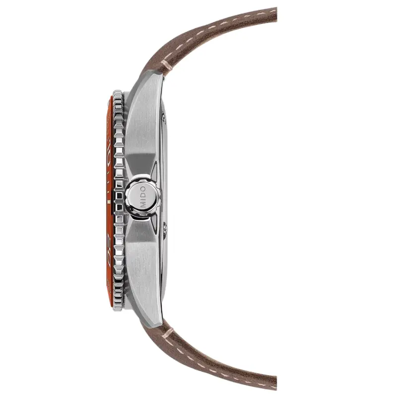 Mido Ocean Star 200C Leather Strap Men Watch M0424301605100 2