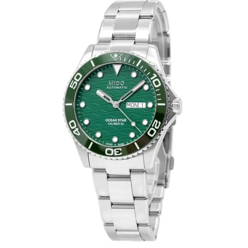 Mido Ocean Star Grey Stainless Steel Strap Men Watch M0424301109100 2