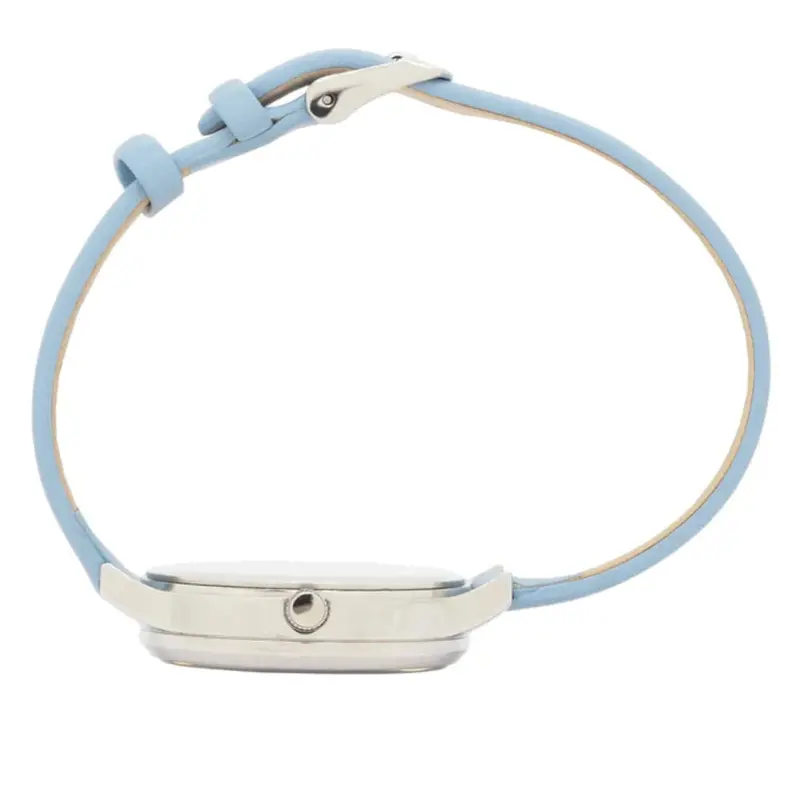 Natbyj Serendipity Light Blue Leather Strap Women Watch Nat0503 2