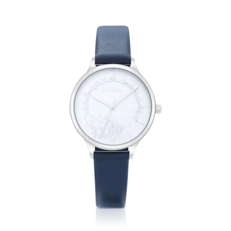 Natbyj Unity Black Leather Strap Women Watch Nat0801 2