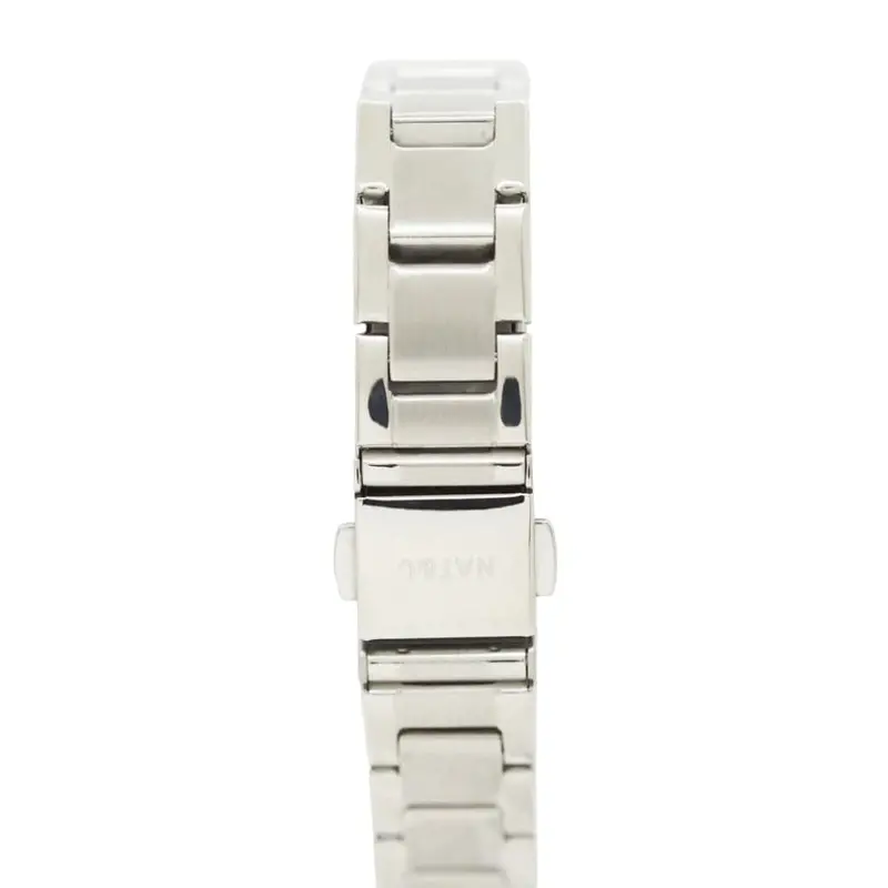 Natbyj Unity Silver Stainless Steel Strap Women Watch Nat0802m 2