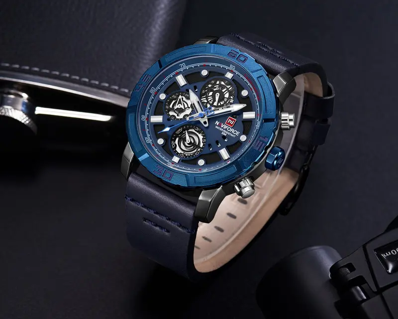 Naviforce Analog Nf9139 B/Be/Be Quartz Men's Watch 2