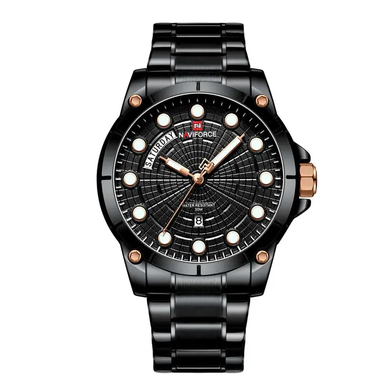 Naviforce Analog Nf9152 B/B Quartz Men's Watch 1