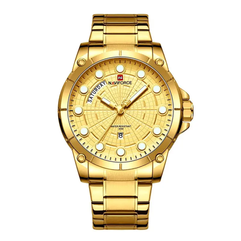 Naviforce Analog Nf9152 G/G Quartz Men's Watch 1