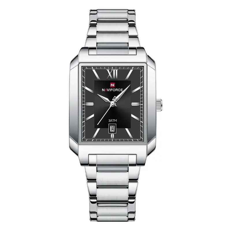 Naviforce Black Dial Stainless Steel Strap Men's Watch Nf9251g S/B/S 1