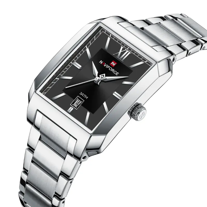 Naviforce Black Dial Stainless Steel Strap Men's Watch Nf9251g S/B/S 2