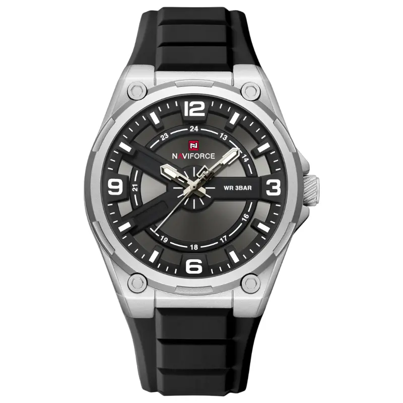 Naviforce Black Fumed Silica Strap Men's Watch Nf9260 S/B/B 1