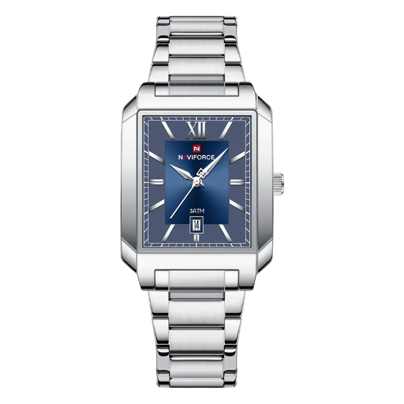 Naviforce Blue Dial Stainless Steel Strap Men's Watch Nf9251g S/Be/S 1