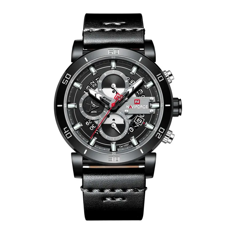 Naviforce Chronograph Nf9131 B/Gy/B Men's Watch 1