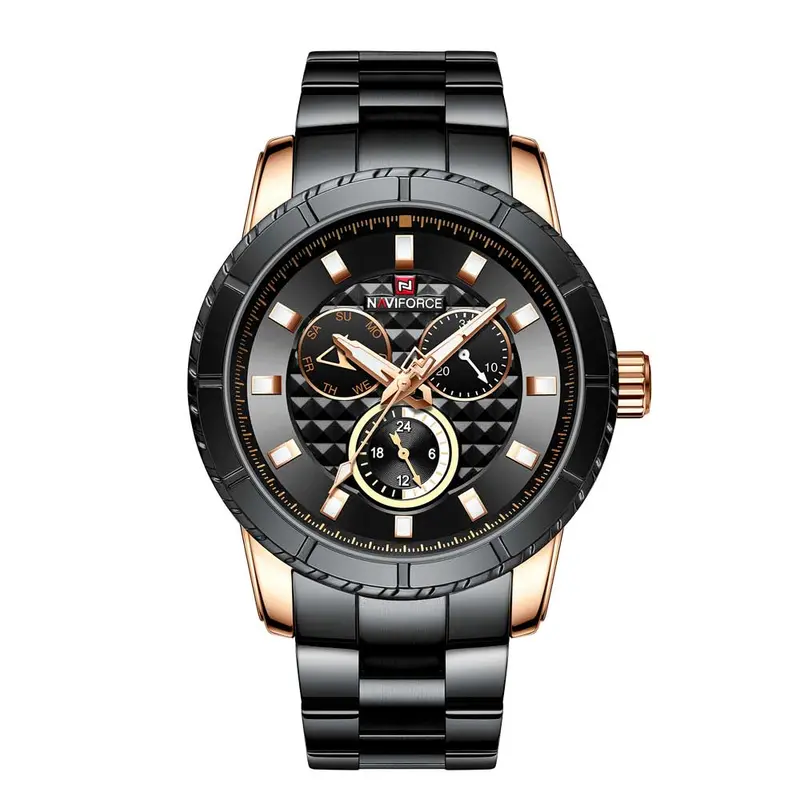 Naviforce Chronograph Nf9145 Rg/B/Y Men's Watch 1