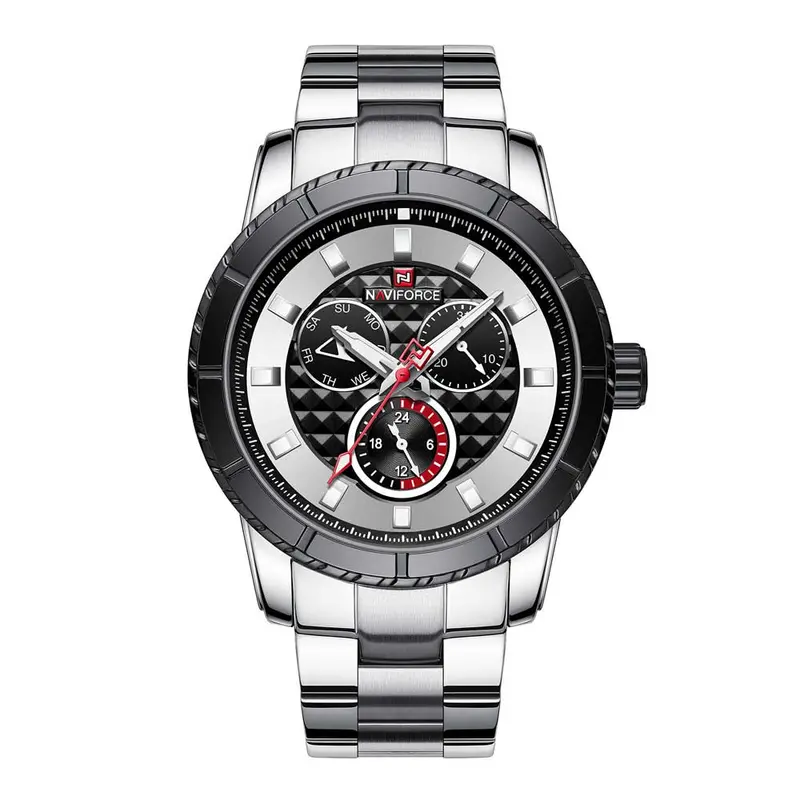 Naviforce Chronograph Nf9145 S/W/W Men's Watch 1