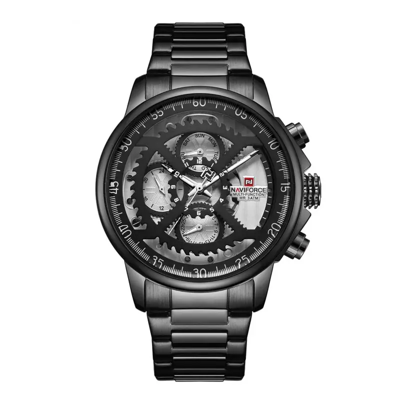 Naviforce Chronograph Nf9150 B/B/B Men's Watch 1