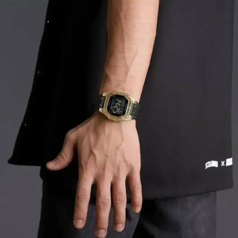 Naviforce Digital Storm Fumed Silica Strap Men's Watch Nf7113 Rg/B 2