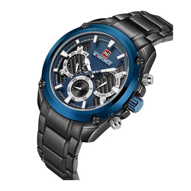 Naviforce N9113-A-B/Be/B Men's Chronograph Watch 2