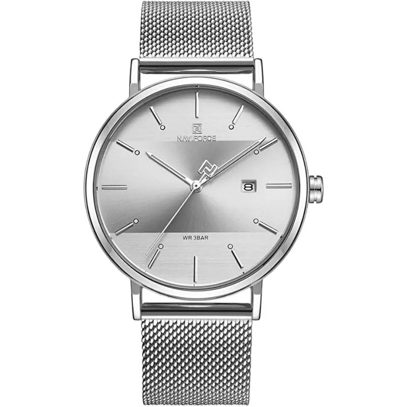 Naviforce Nf3008g S/W Silver Stainless Steel Men's Watch 1