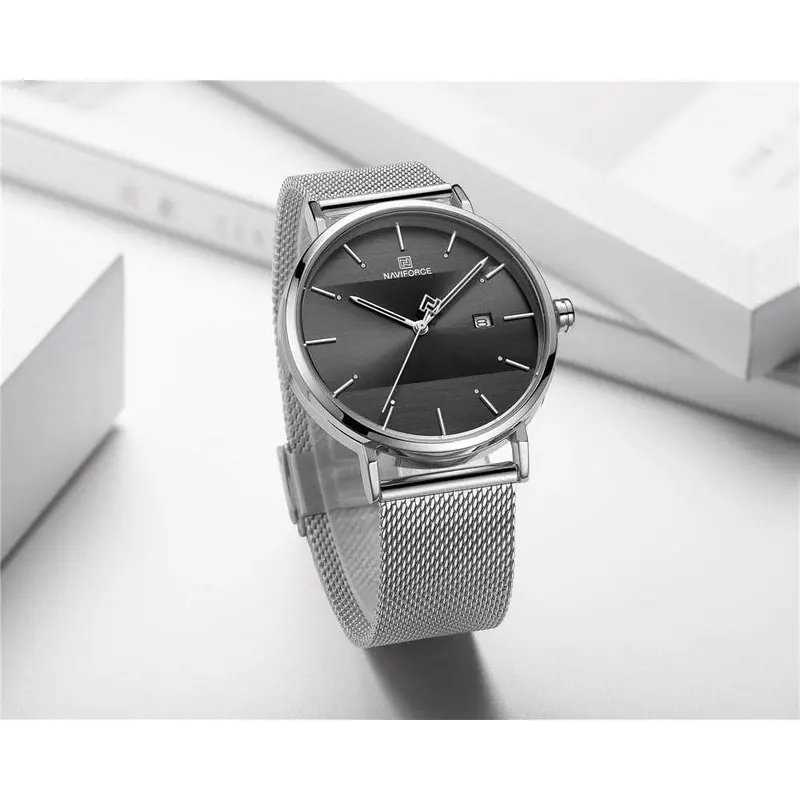Naviforce Nf3008l S/B Silver Stainless Steel Men's Watch 2