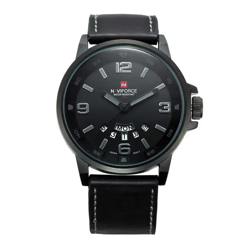 Naviforce Nf9028 B/B/Gy Men's Analog Watch 1