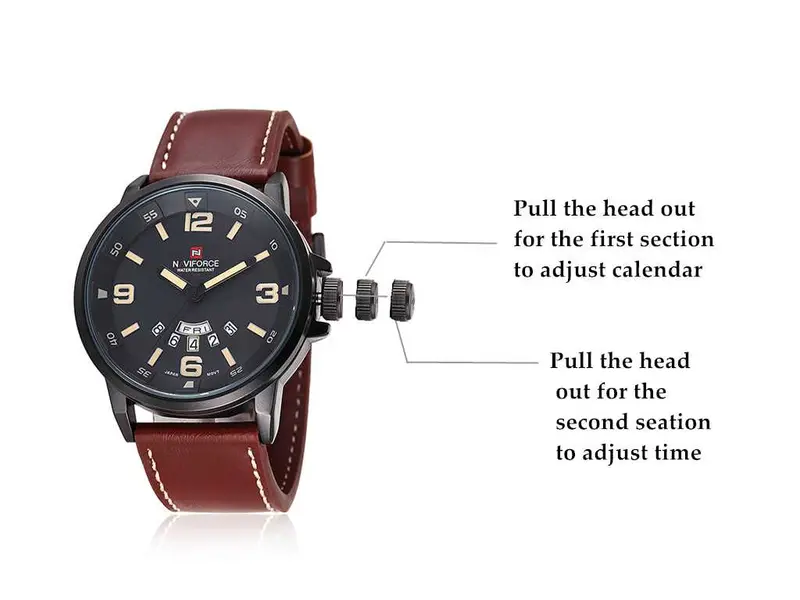 Naviforce Nf9028-B-B-Y Men's Analog Watch 2